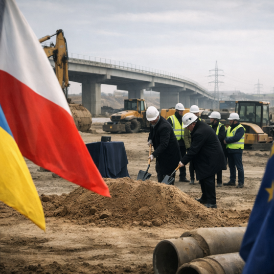 투자 관점: 우크라이나 and Poland launch EU-funded road infrastructure project