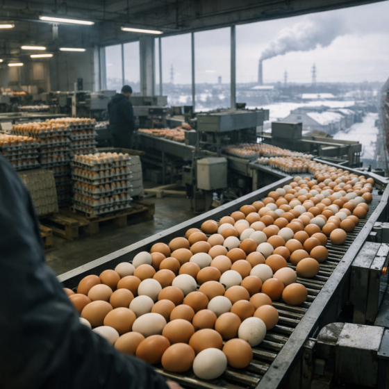 Ukraine egg production in January 2026 shows rebalanced supply patterns