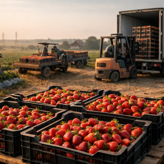 Strawberry farming can deliver up to ten thousand euro per hectare with strong market access