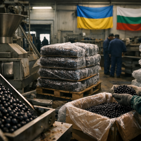 Bulgaria accounts for one third of Ukrainian blackcurrant exports