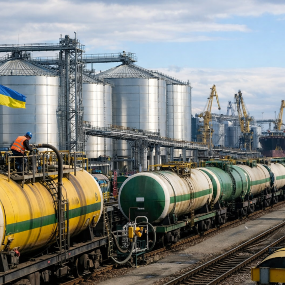 Ukrainian soybean oil exports reach near total output share