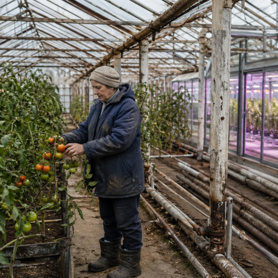 Ukrainian greenhouse farms face a seasonal technology gap with Europe