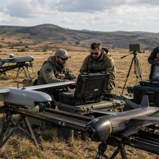 AI enabled drone swarm concept could reach Ukrainian forces through Virtus and Vector integration