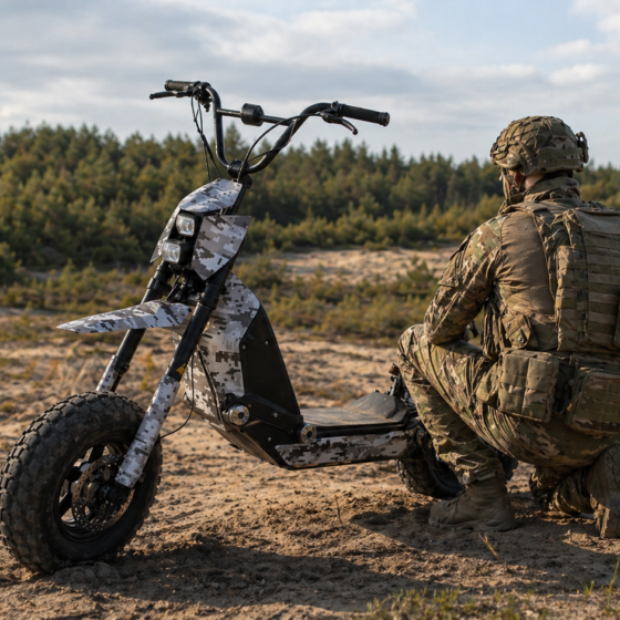 Latvian electric scooters are finding a military role with Ukrainian soldiers