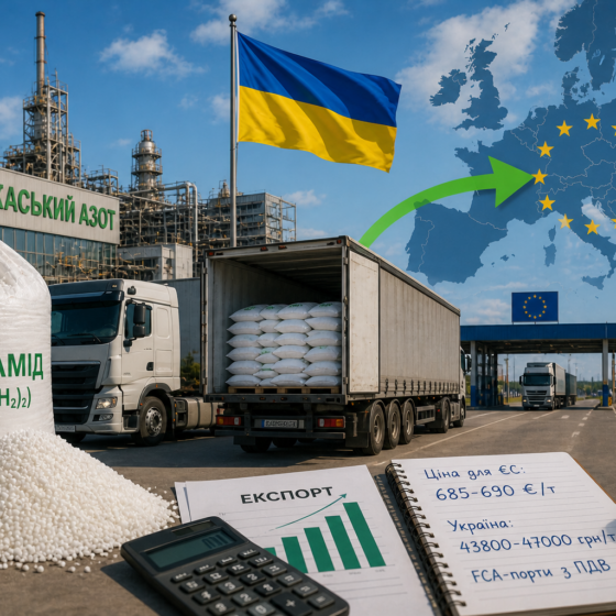 Ukraine has resumed urea exports to EU markets