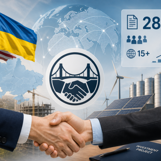 Ukraine US recovery investment fund attracted 282 applications in one year