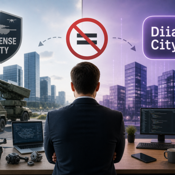 Why businesses in Ukraine cannot simultaneously be residents of Defense City and Diia City