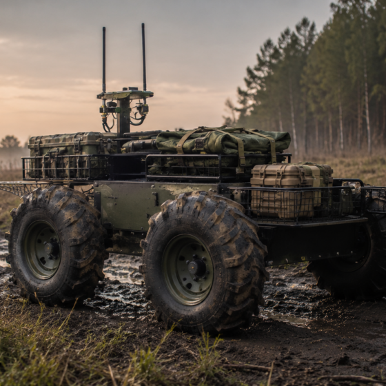 HIMLI-E turns a compact UGV into an evacuation and logistics platform