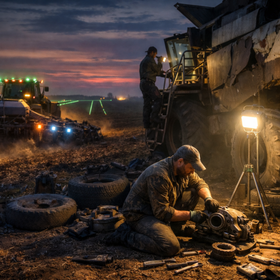 Ukrainian farms run machinery far more intensely than European peers