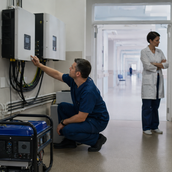 Ukrainian hospital strengthens energy resilience with solar backup