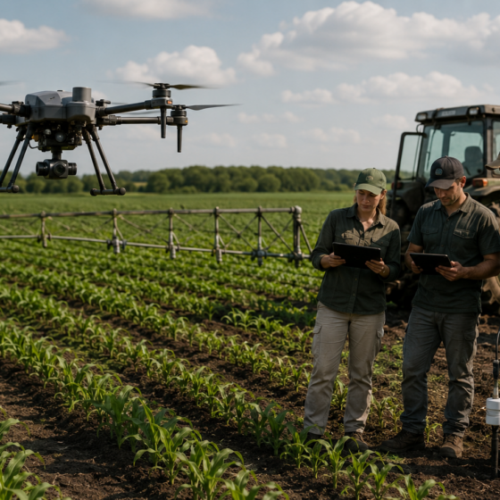 Ukrainian farms turn to drones as labor shortages deepen