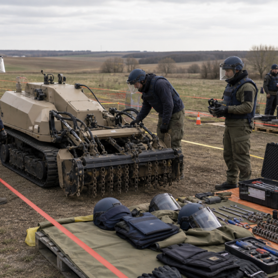Ukraine expects major demining equipment support in 2026