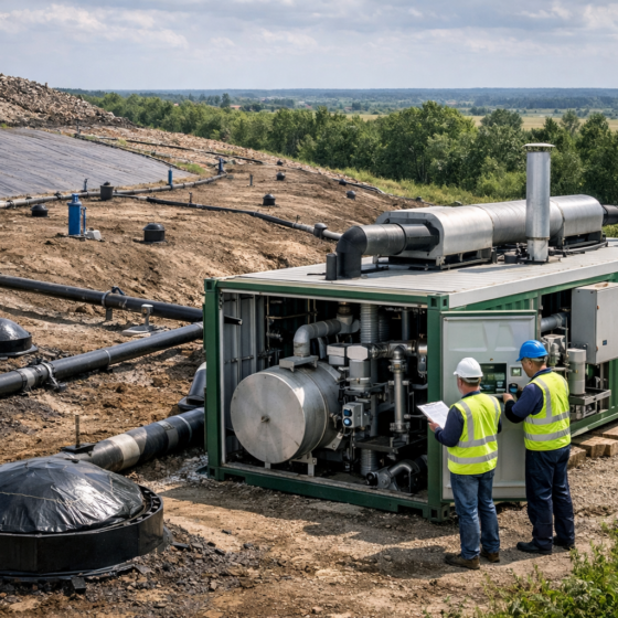 Vinnytsia plans biogas power production at a municipal landfill