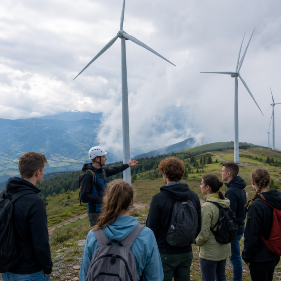 Zakarpattia wind farm becomes part of Carpathian tourism routes